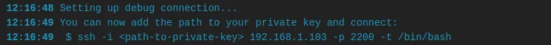 Connecting with SSH