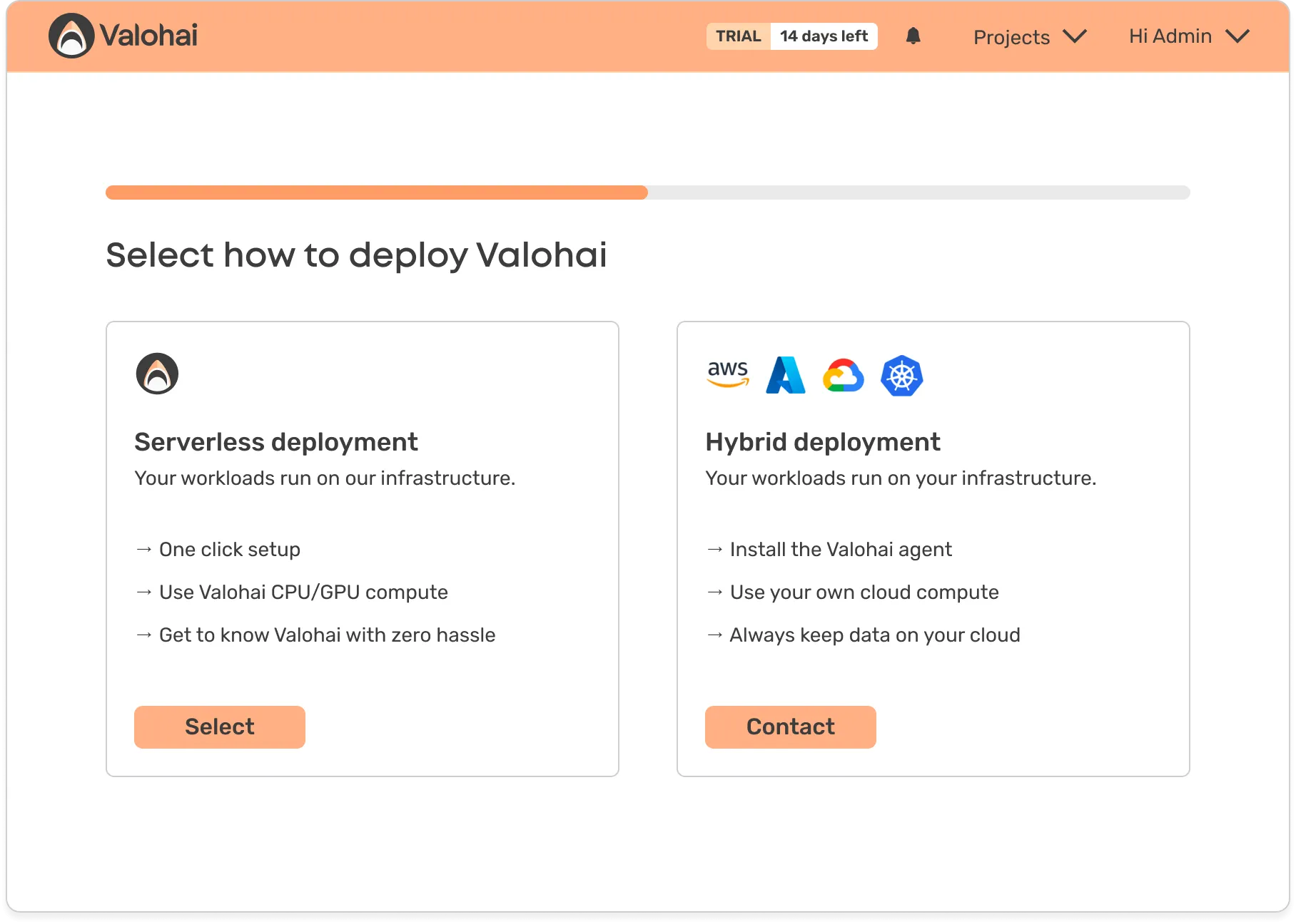 Trial UI - Serverless