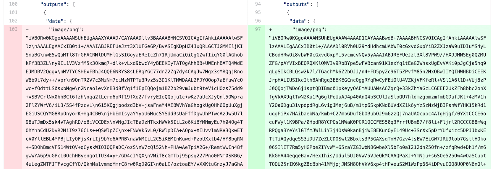 Git Image diff