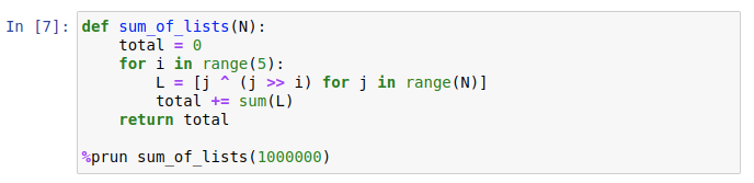 Time the code and also every submethod call in Jupyter notebook.