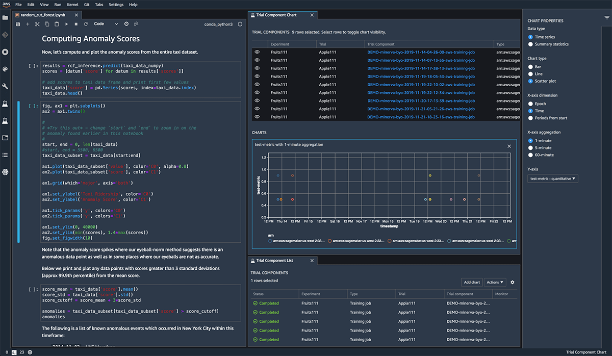 SageMaker Studio UI