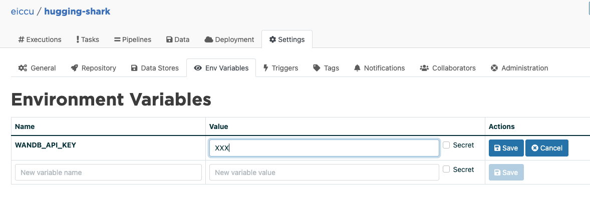 Valohai Environment Variables